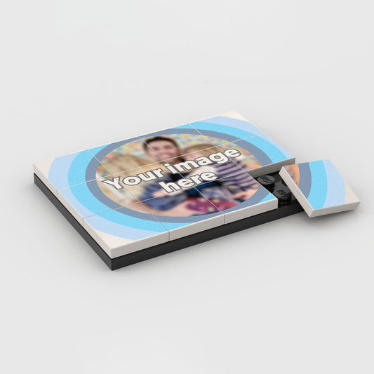 YOUR IMAGE in a Circle Template Personalised Puzzle