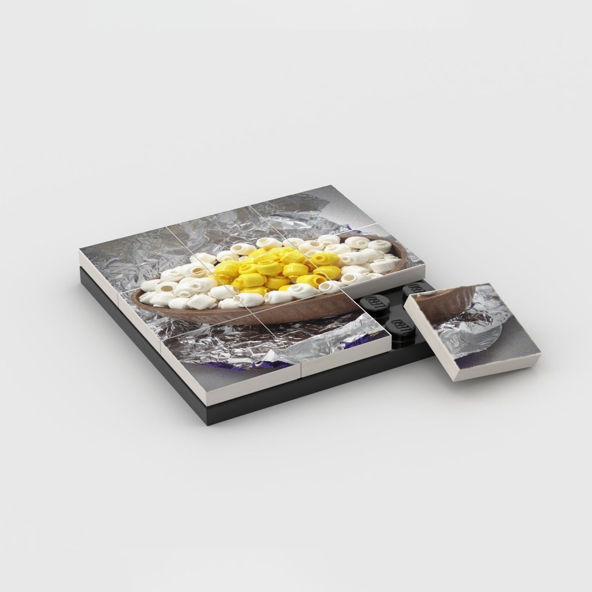 Minifig Heads 'Creme Egg' Custom Puzzle - Custom LEGO Jigsaw Puzzle