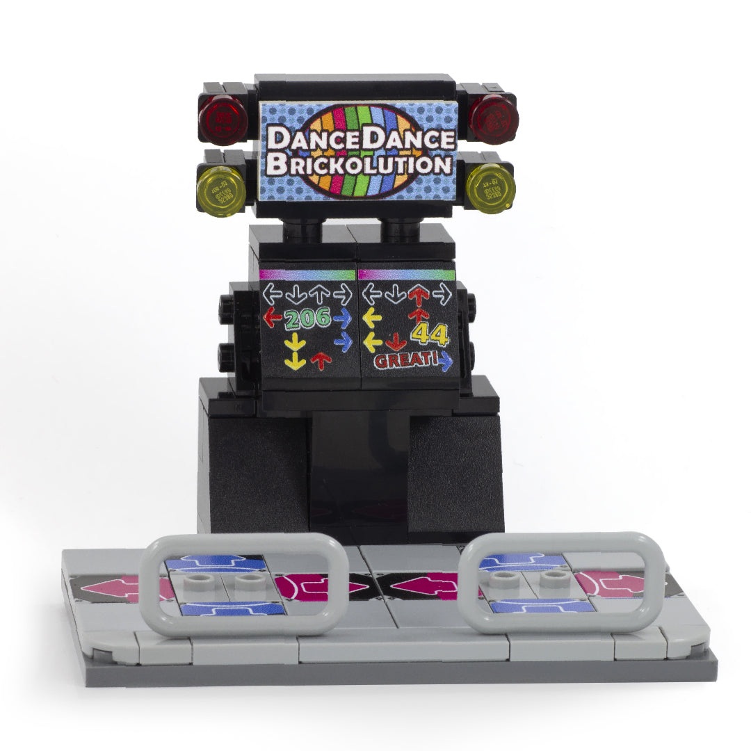 LEGO Dance Dance Revolution Arcade Game - Custom Minibuild Display