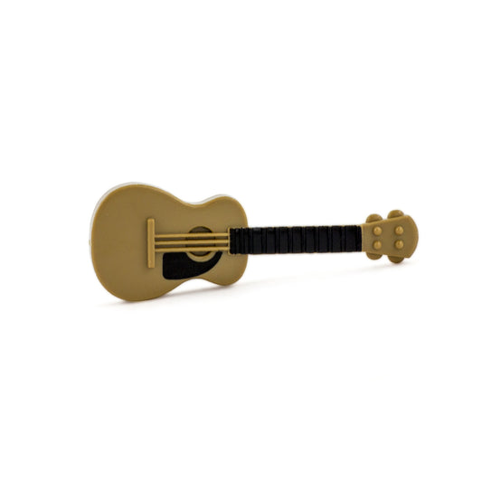 Dark Tan LEGO compatible Guitar for your minifigure (Brickforge)