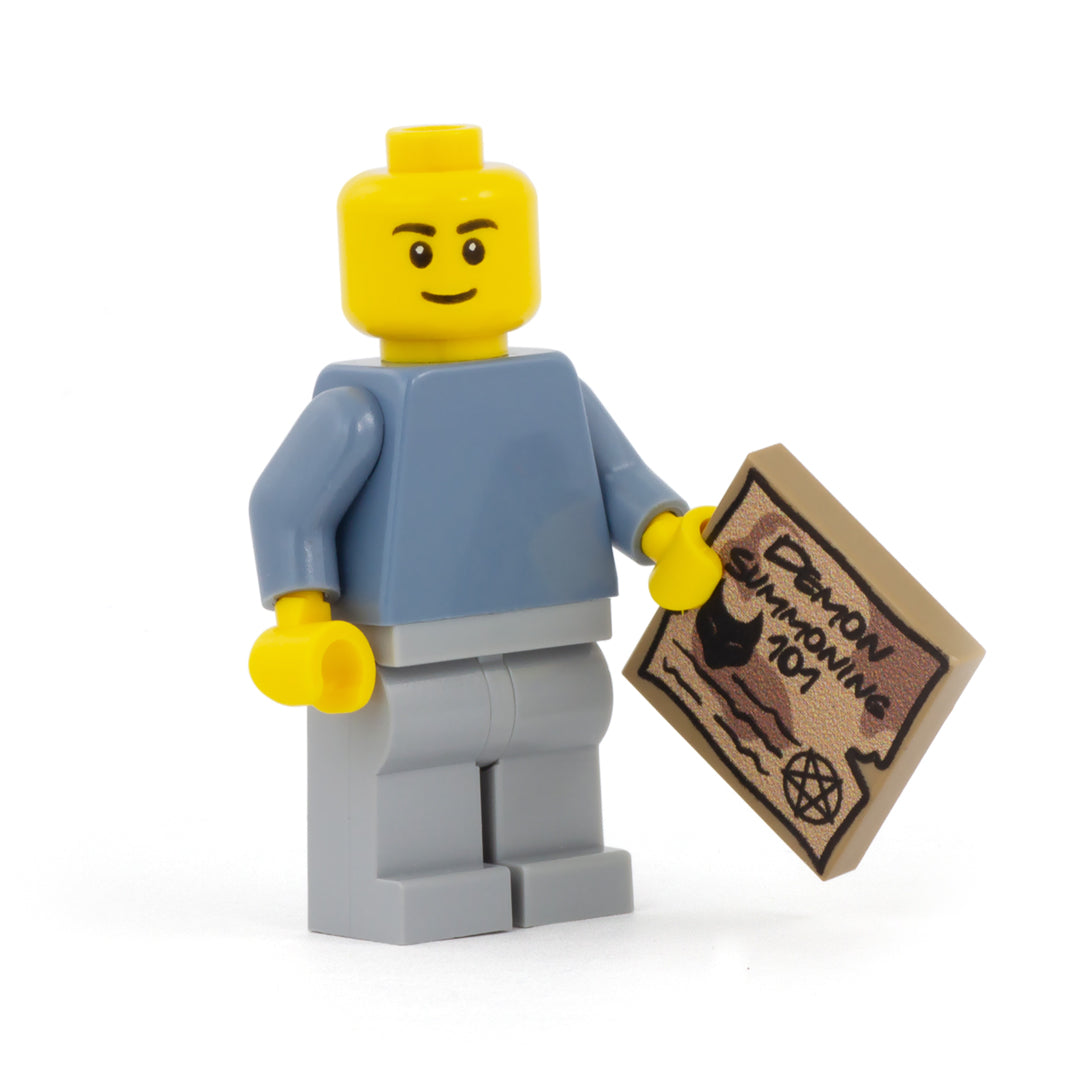 Demon Summoning Spell - Custom Design LEGO Tile