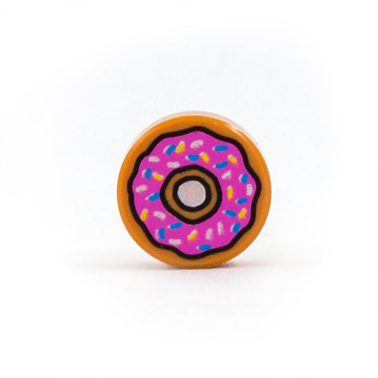 LEGO donut - minifigure accessory / food, 1 x 1 round tile