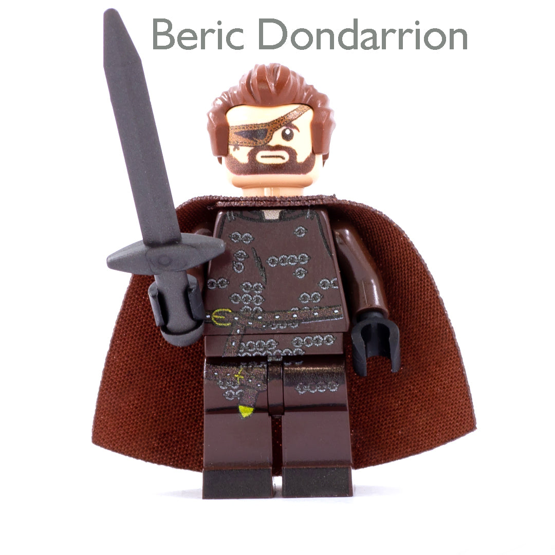 LEGO Beric Dondarrion (game of thrones) - Custom Design Minifigure
