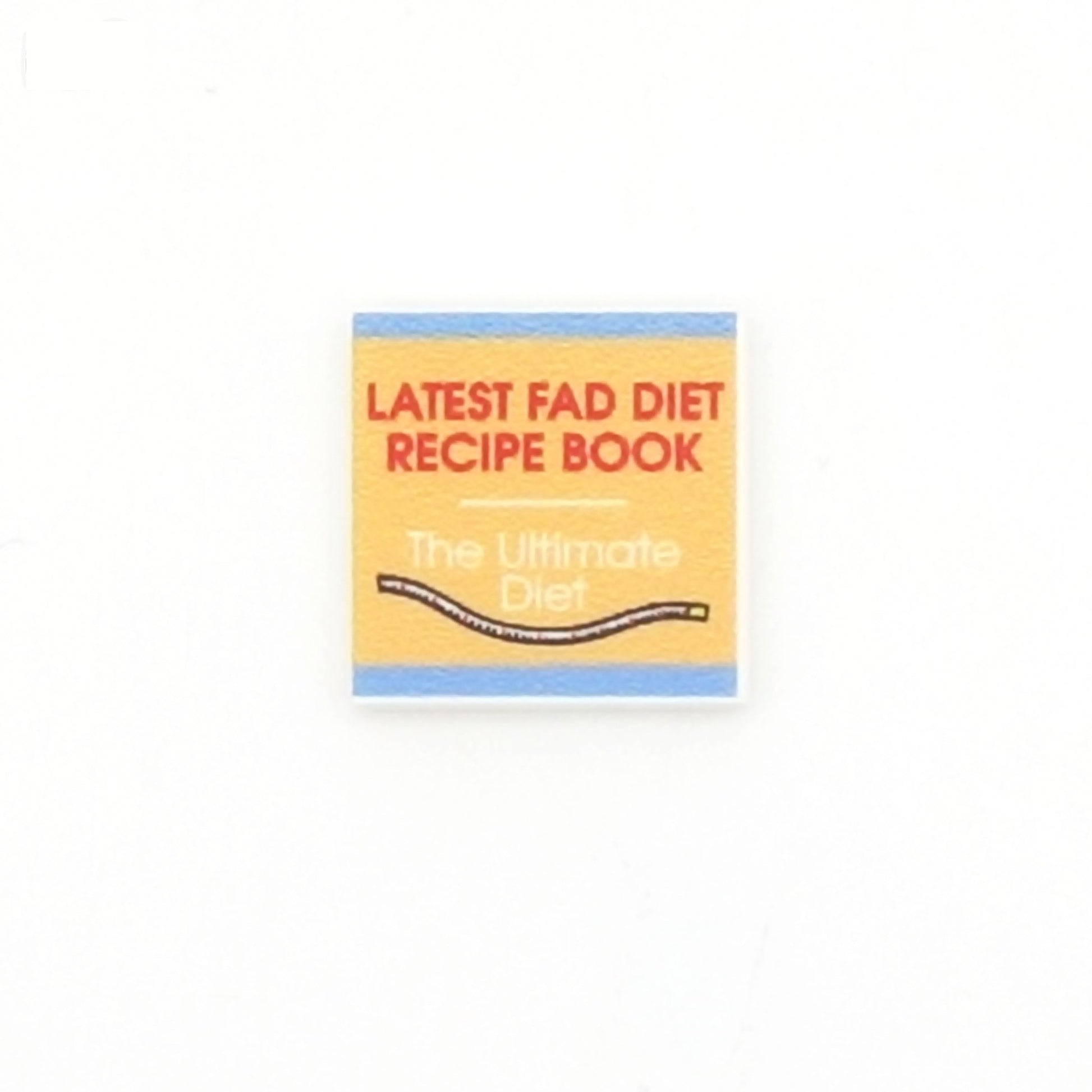 Latest Fad Diet Recipe Book - Custom Printed LEGO Tile