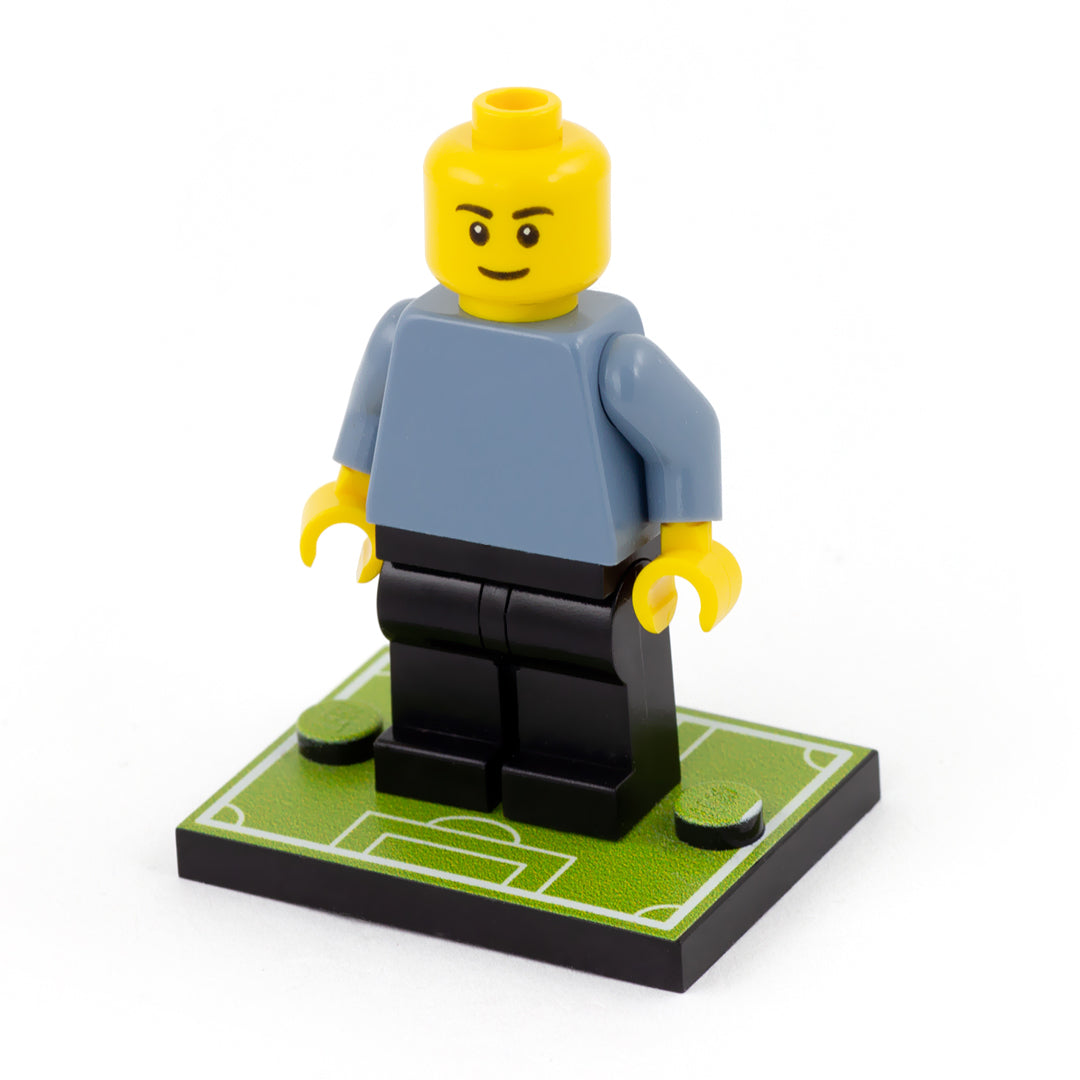 Football Pitch Baseplate - Custom Printed LEGO Baseplate to display your minifigure