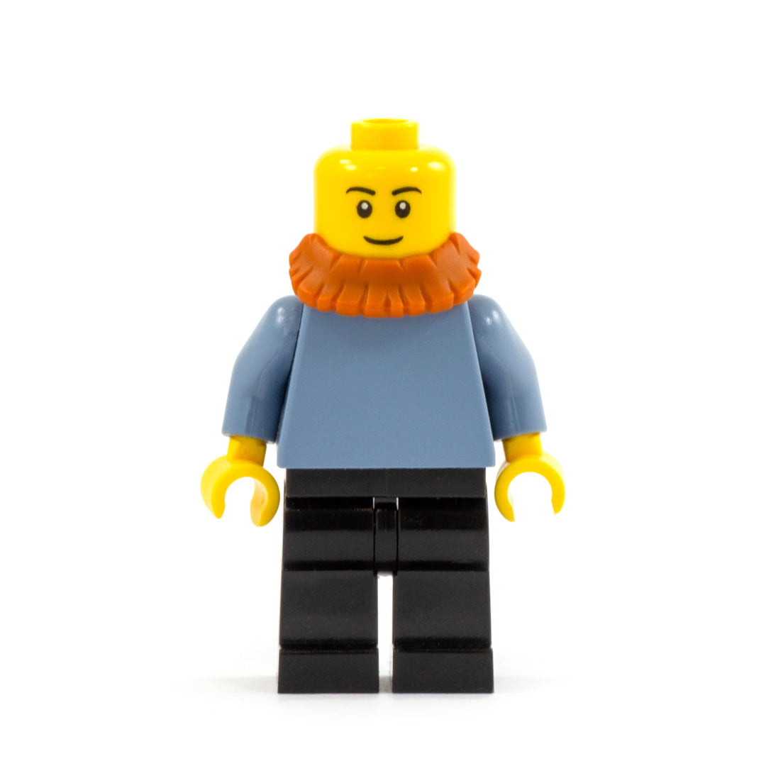 Ginger LEGO Minifigure Beard with No Moustache