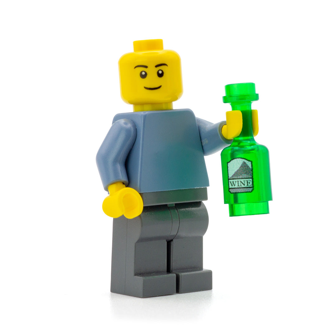 LEGO Bottle of Wine - Custom Printed