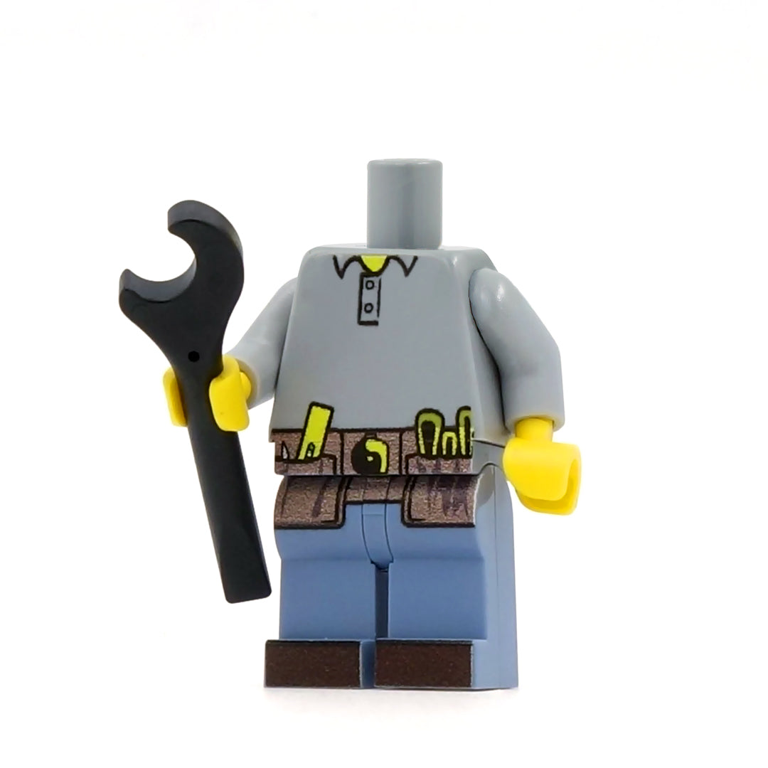 Man with lego head sale