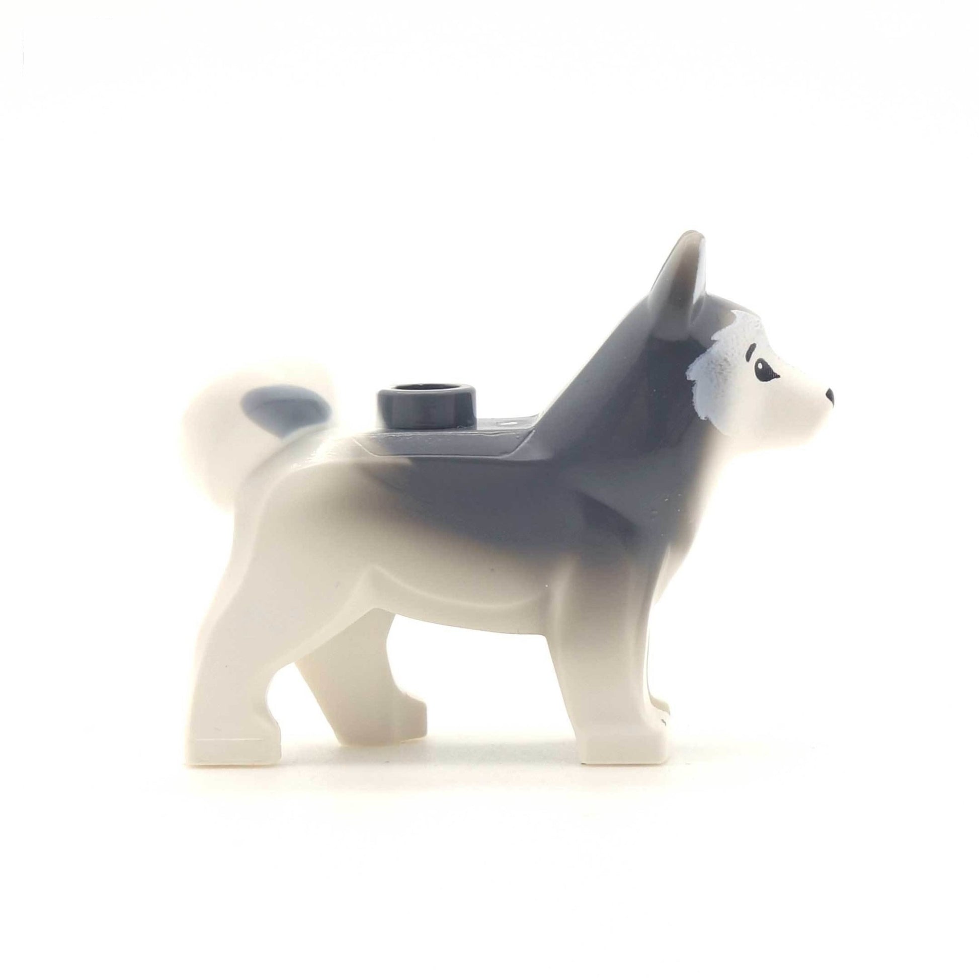 tråd tynd by LEGO Husky (White and Grey) – Minifigs.me