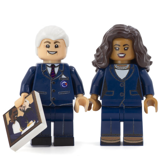 LEGO Joe Biden & Kamala Harris - Custom Design Minifigure Set