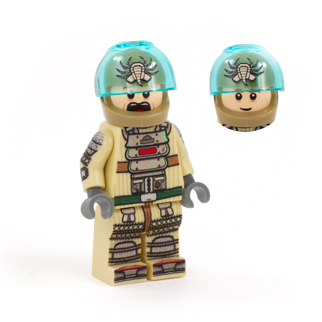 Kane the astronaut (Alien) - Custom LEGO minifigure