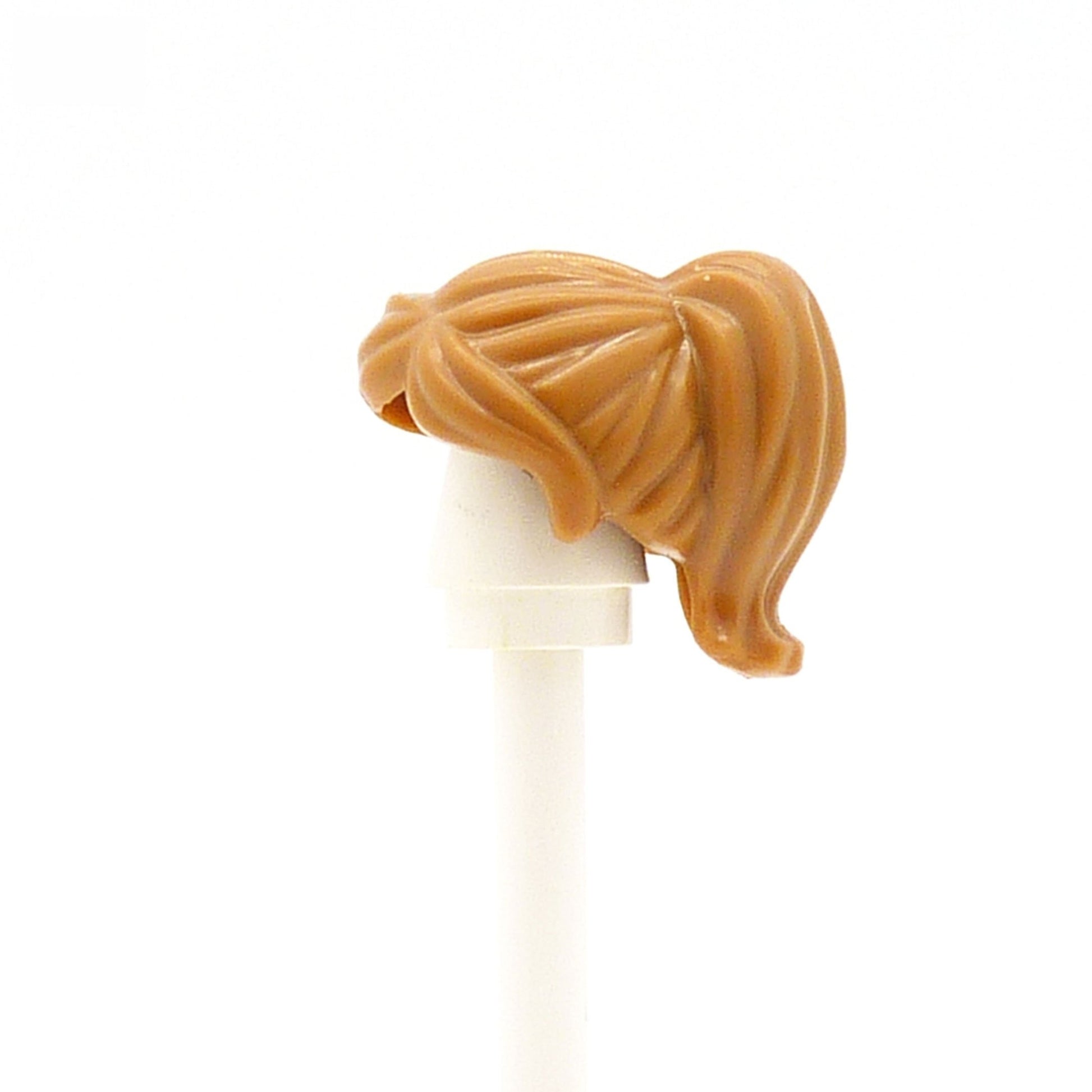 Light Ginger Ponytail with Swept Fringe - LEGO Minifigure Hair