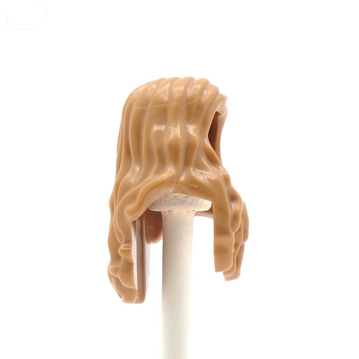 Light Ginger Long Curly Over the Shoulder - LEGO Minifigure Hair