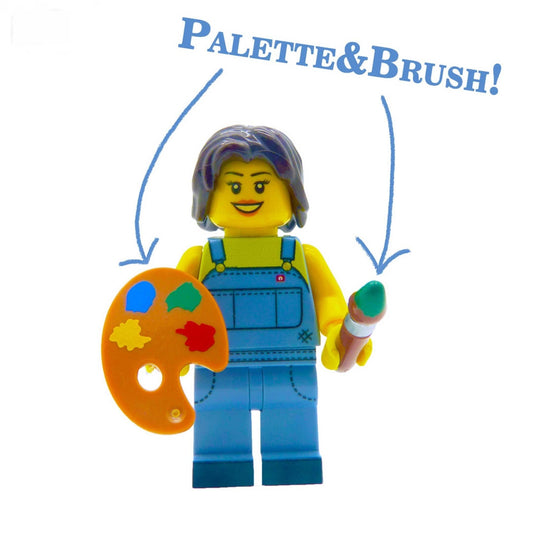 LEGO Pallette and Brush Set