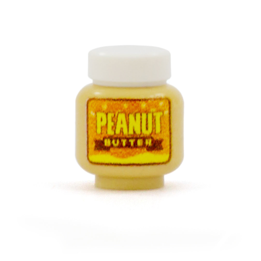 Pretend Jar Of Peanut Butter Custom Design Brick And 1 X 1 Round T   Peanut Butter Jar Cb1eef49 C677 47ba 85b0 4773e958426f 