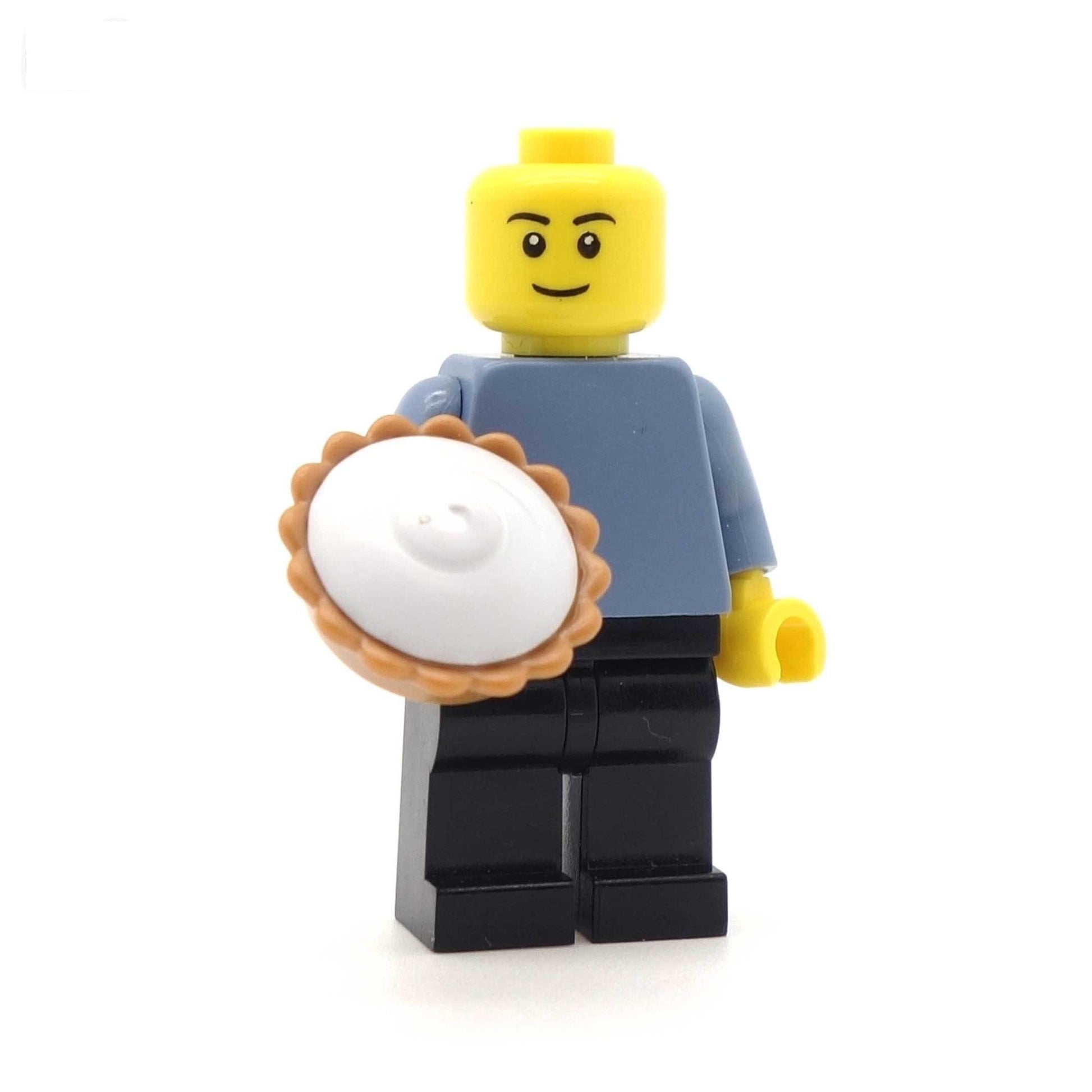 Minifig Holding LEGO Meringue Pie