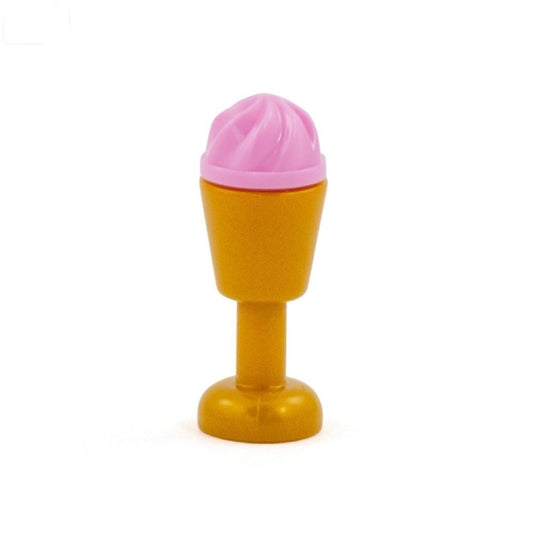 LEGO Ice Cream Scoop in a Golden Cup (Various Flavours) - Minifigure Accessory