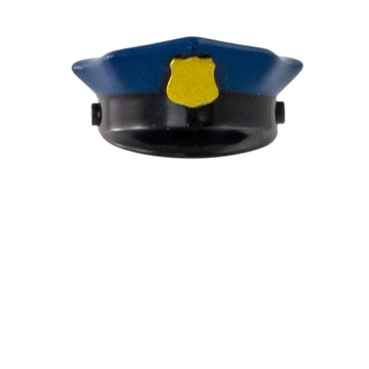 LEGO Navy Police Cap with Badge