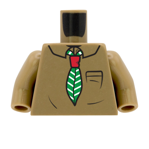 Shirt with Neckerchief - Custom Design Minifigure Torso