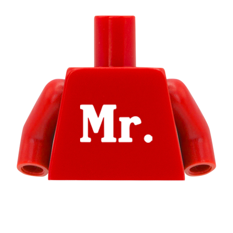 Mr Torso - Custom Design Minifigure Torso