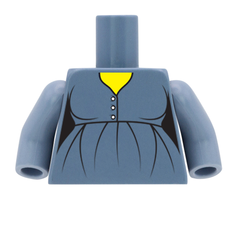Maternity Top with Buttons - Custom Design Minifigure Torso