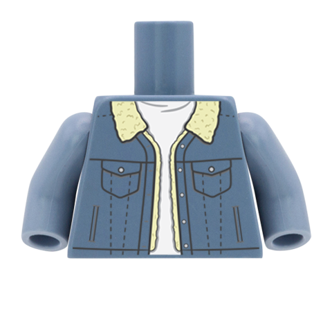 Sherpa Jacket - Custom Design Minifigure Torso