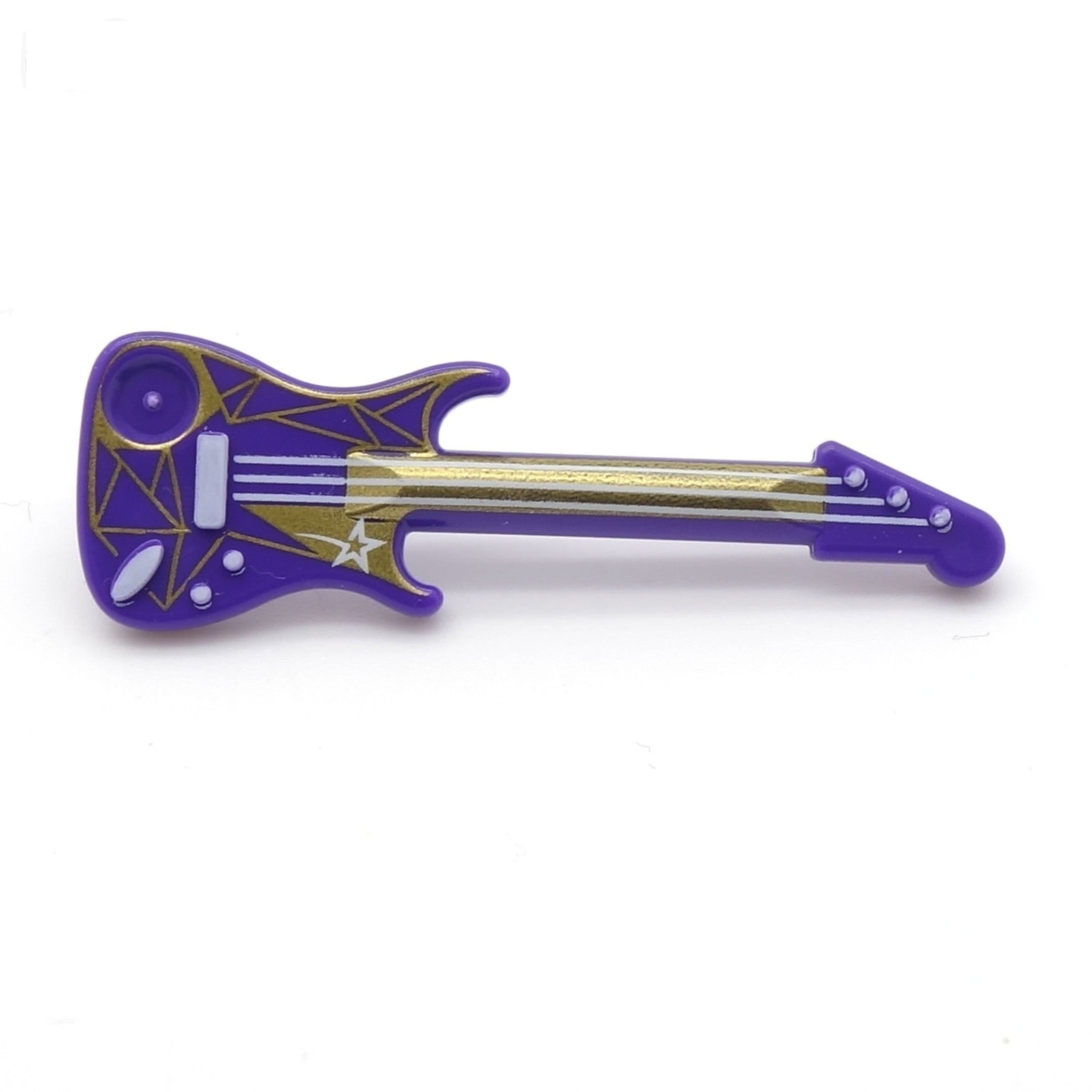 LEGO Purple Electric Guitar – Minifigs.me