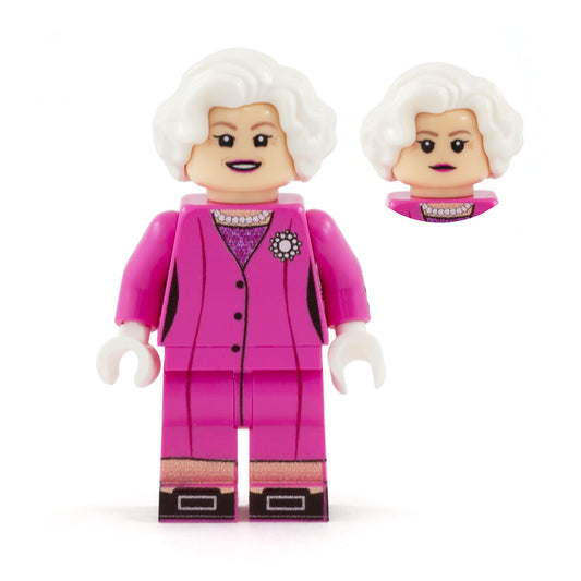 LEGO Queen Elizabeth II in Pink (Platinum Jubilee Edition) - Custom Design Minifigure