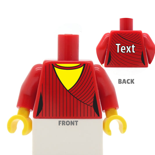 Wrapped Top with Choker (Various Colours) - Custom Design Minifigure Torso