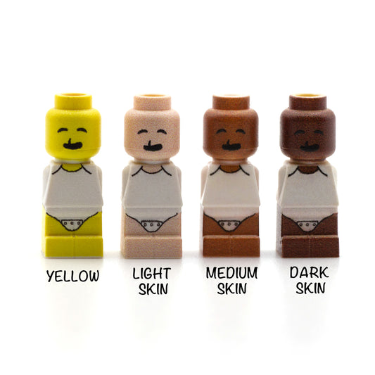 LEGO Baby with Right Sided Cleft (Various Skin Tones) - Custom Design Microfigure