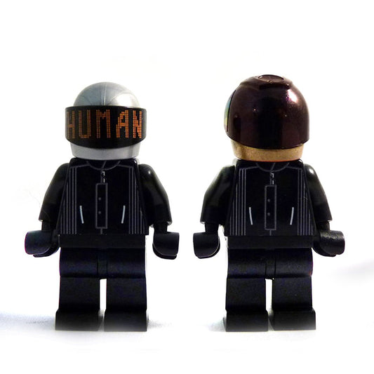 Daft Punk, Robot DJs and Optional DJ Booth - Custom Design Minifigures