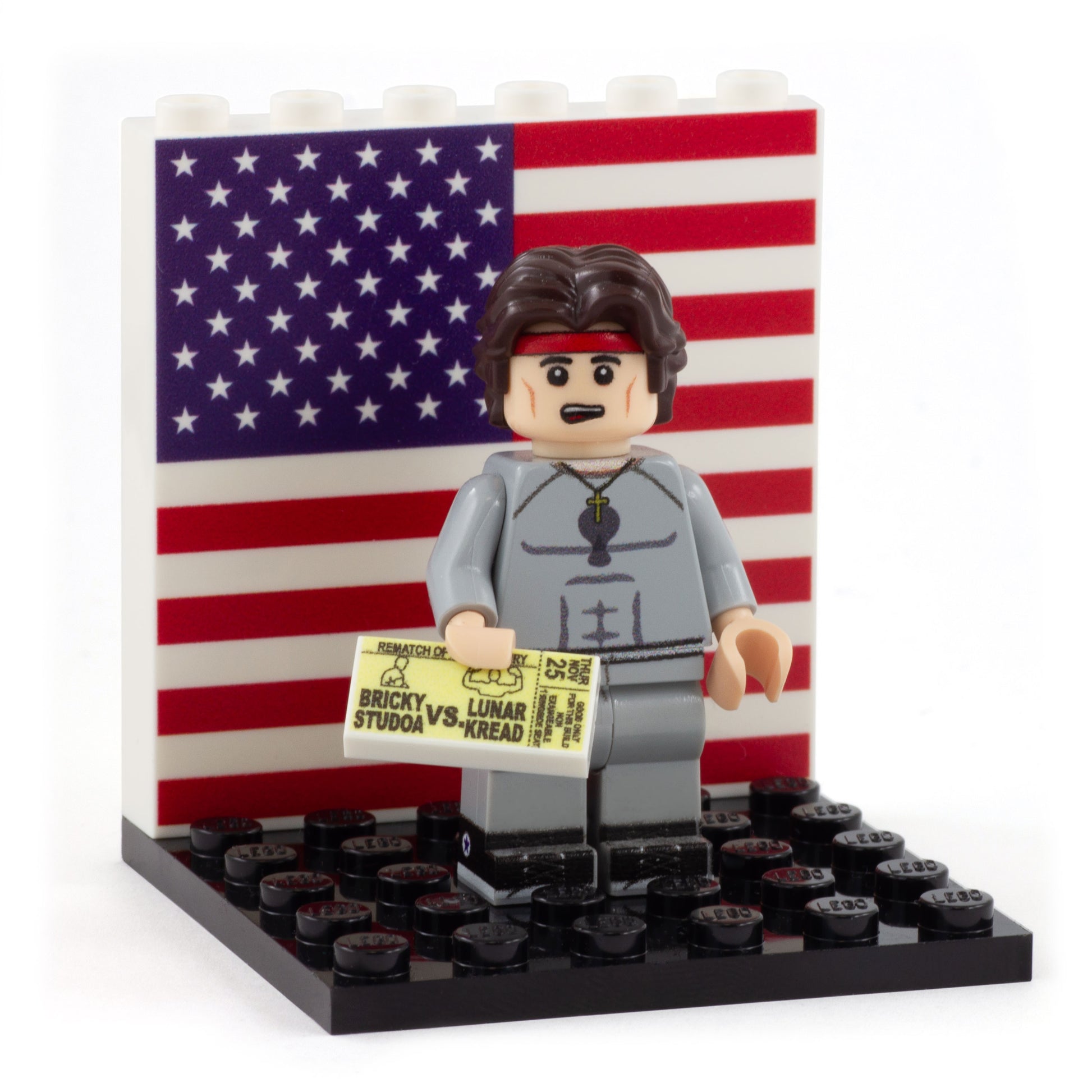 Rocky Balboa - Custom Design LEGO Minifigure