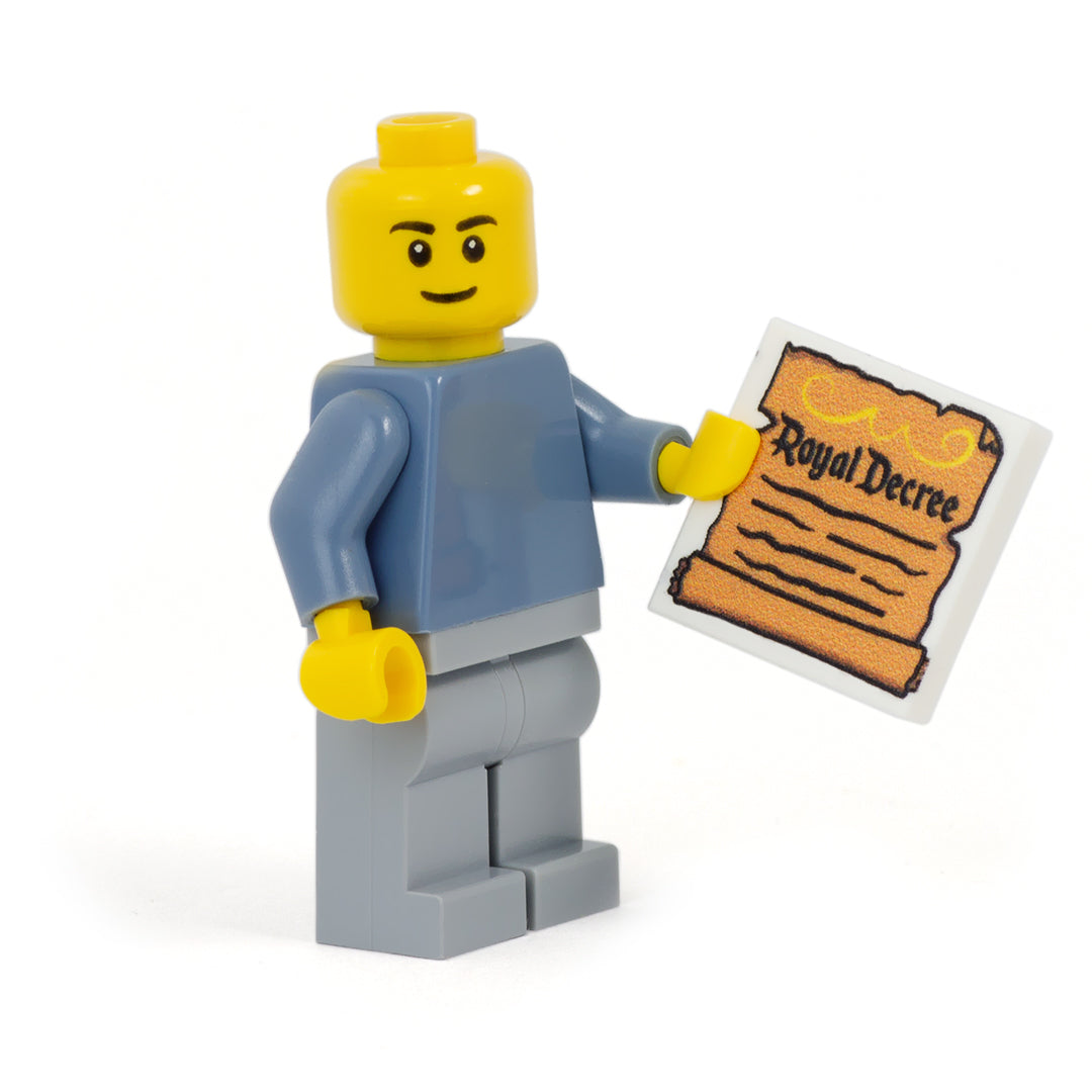 Royal Decree - Custom Design LEGO Tile