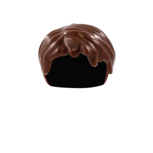 Brown Tousled - LEGO Minifigure Hair