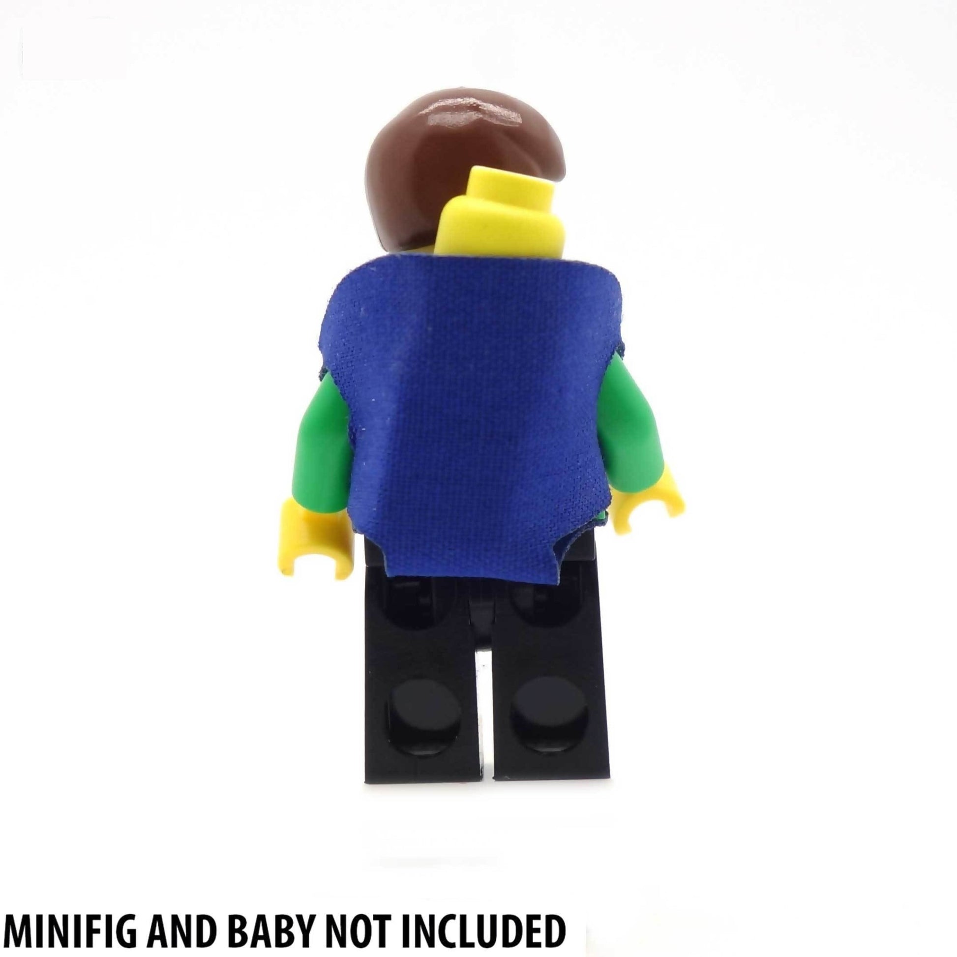 LEGO Minifigure Wearing Sling with Baby In