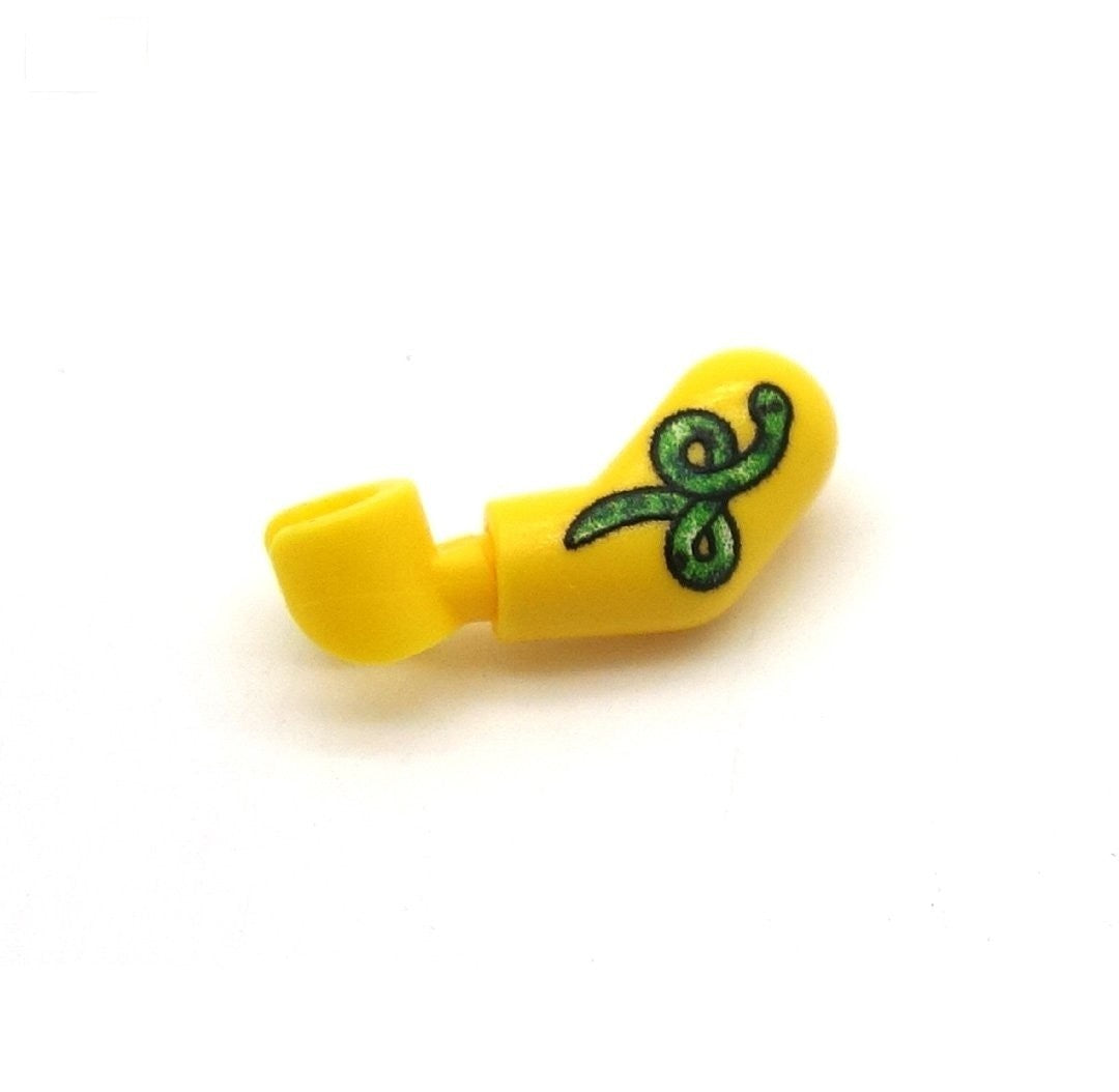Snake Tattoo Arm  - Custom Printed Minifigure Arm