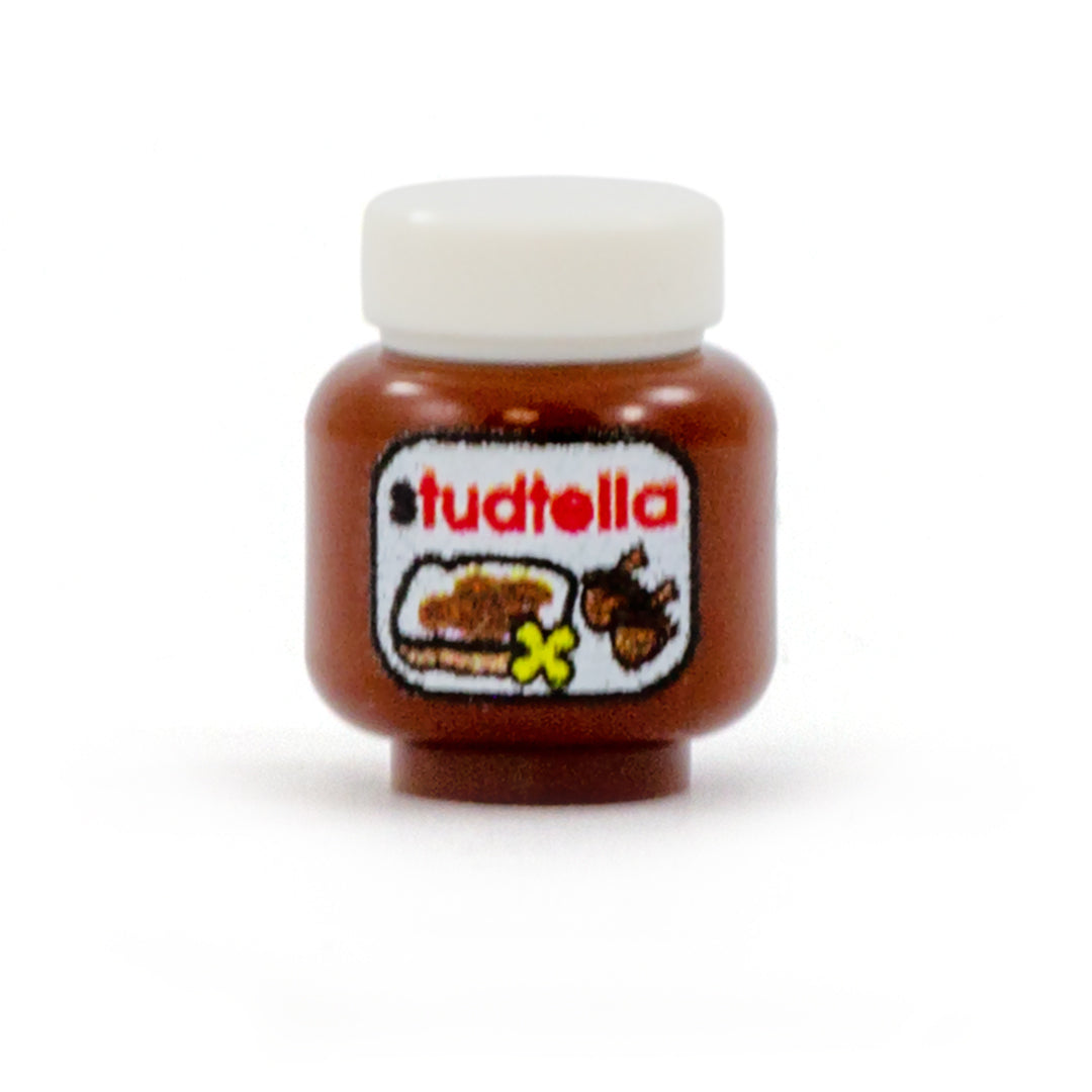 LEGO nutella, jar - custom printed minifigure accessory, food and drink