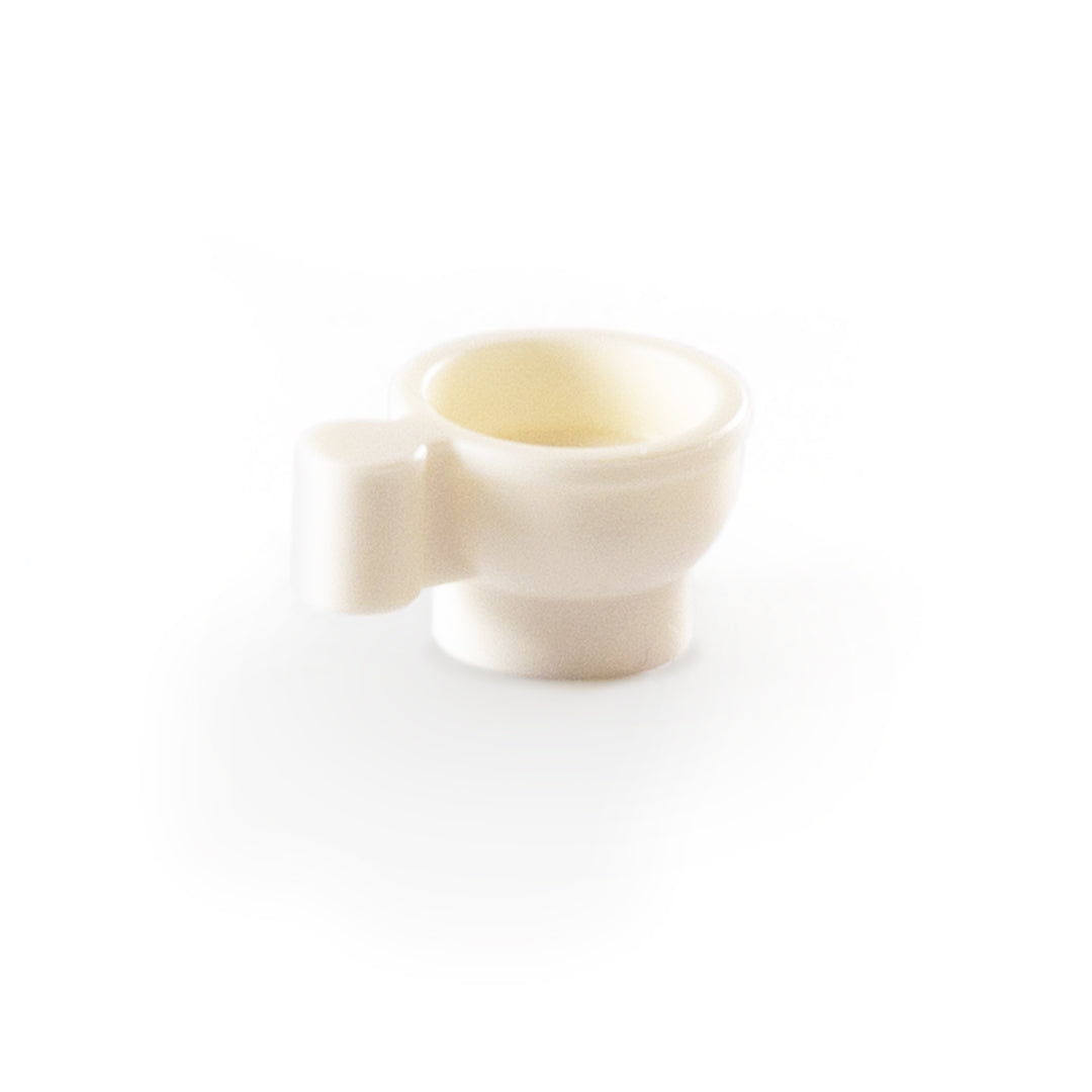 White teacup - Minifigure Accessory