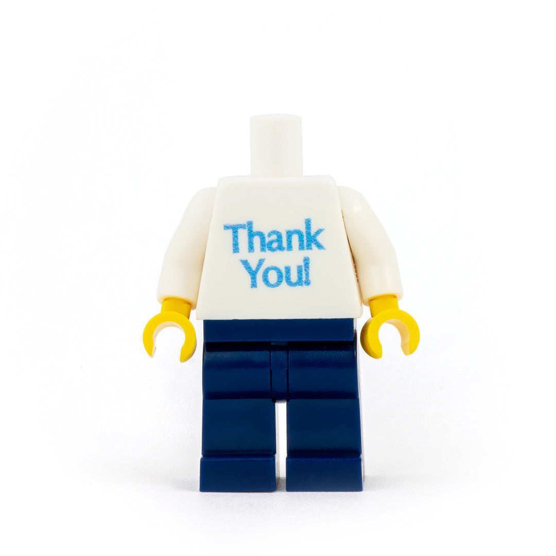 Lego 3 Round Thank You Stickers - Custom Party Creations