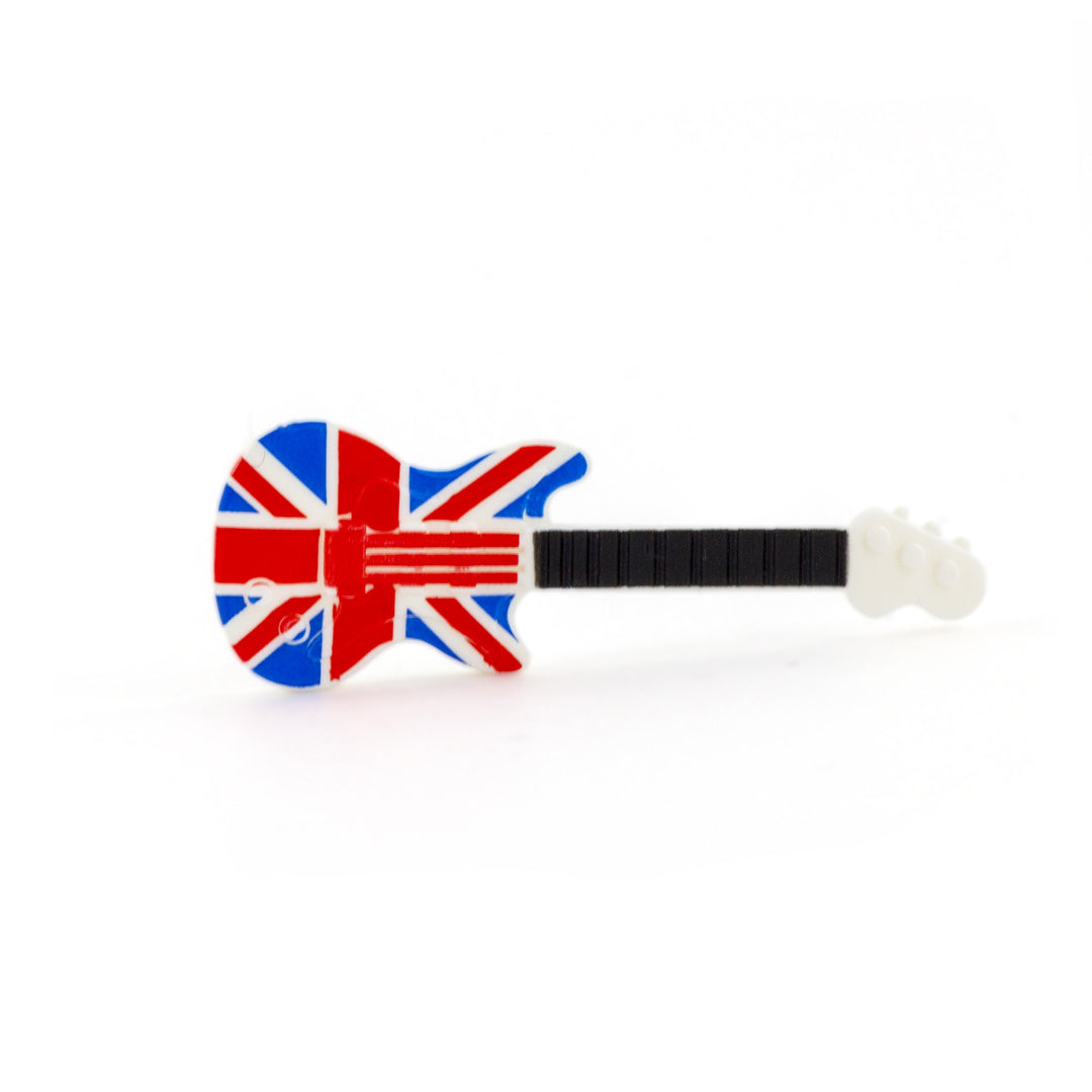 Union Flag LEGO compatible Guitar for your minifigure (Brickforge)