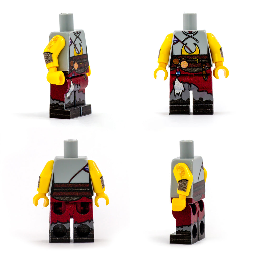 Warlock Outfit (Regular Legs, Various Colours Available) - Custom Design LEGO Minifigure Legs and Torso for Dungeons & Dragons / DND / Role Play / RPGs