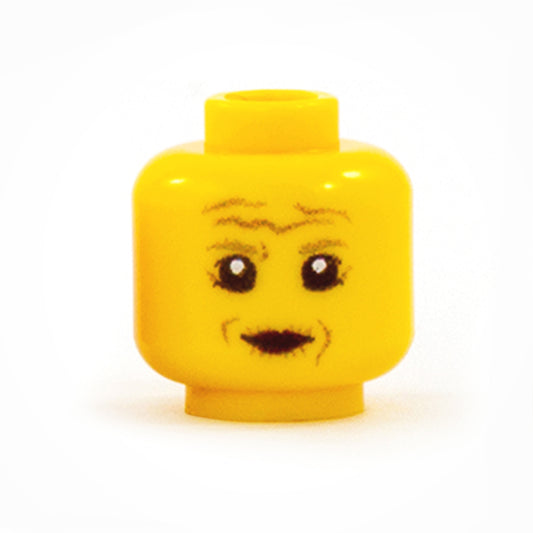 Female Wizard Head (Various Skin Tones) - Custom Design LEGO Minifigure Head