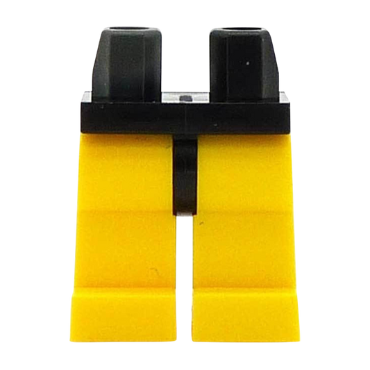 Yellow Legs with Black Hips - LEGO Minifigure Legs